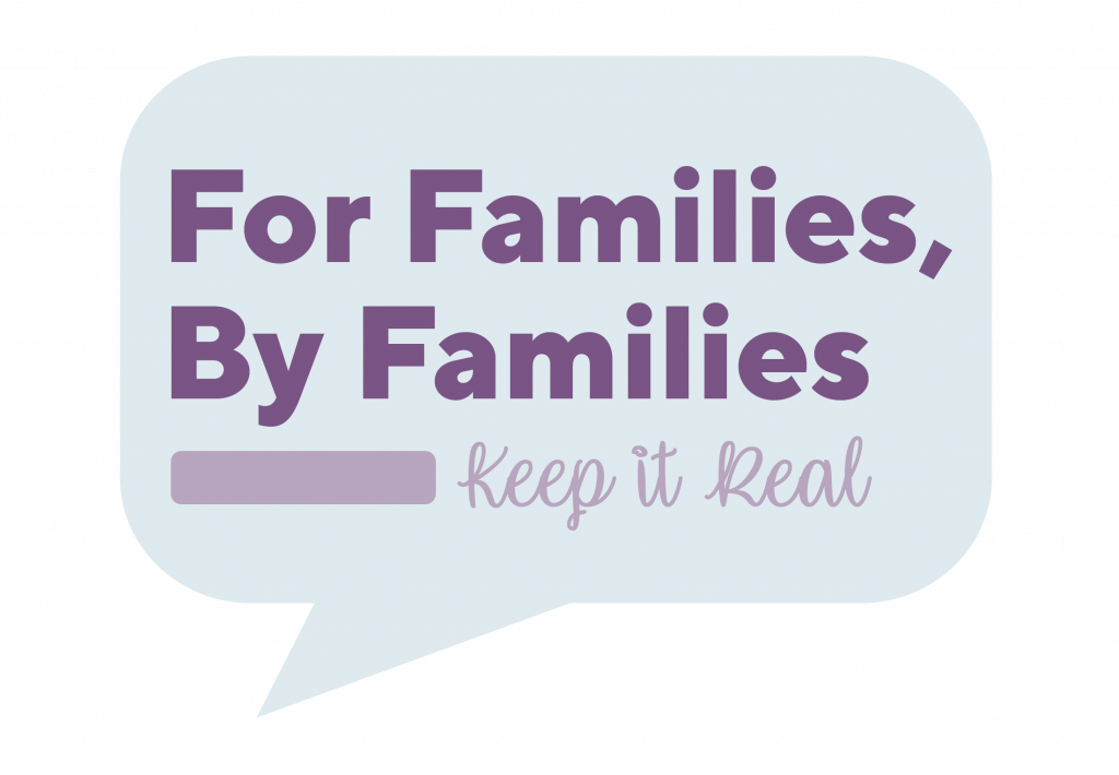 Logo for For Families, By Families: Keep It Real
